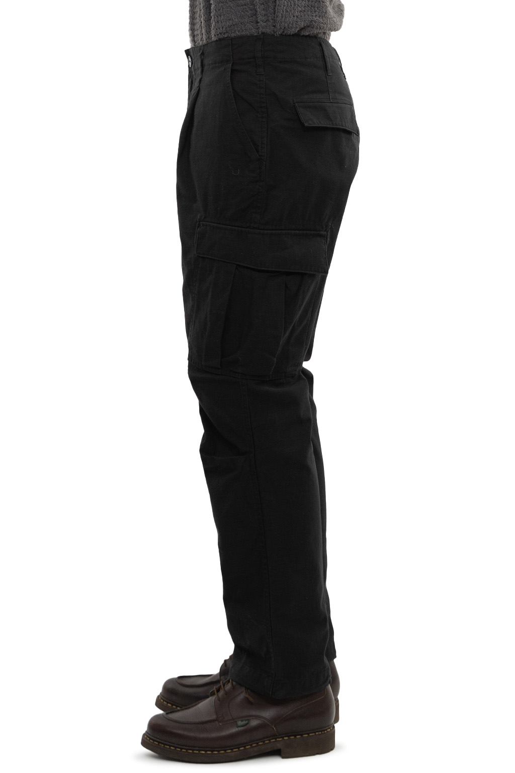 Nonnative - Trooper 6p Trousers Cotton Backsatin Pigment Dye - Black