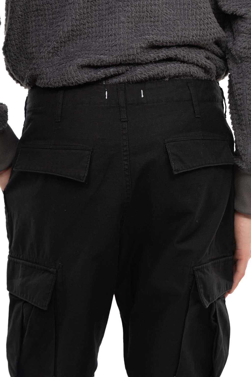 Nonnative - Trooper 6p Trousers Cotton Backsatin Pigment Dye - Black