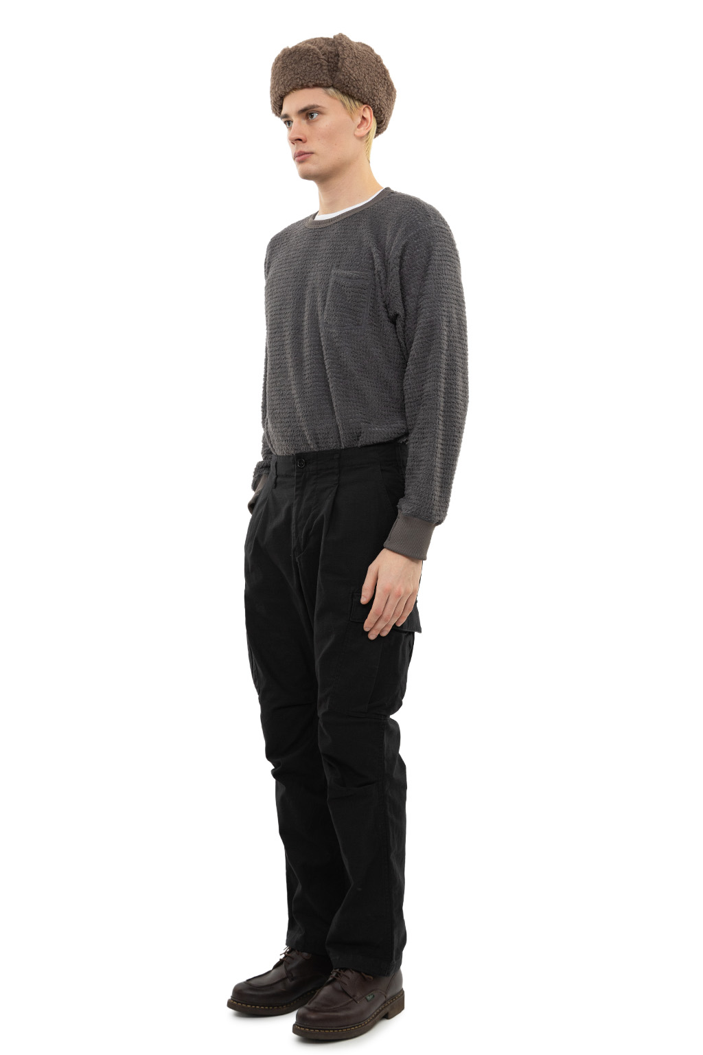 Nonnative - Trooper 6p Trousers Cotton Backsatin Pigment Dye - Black