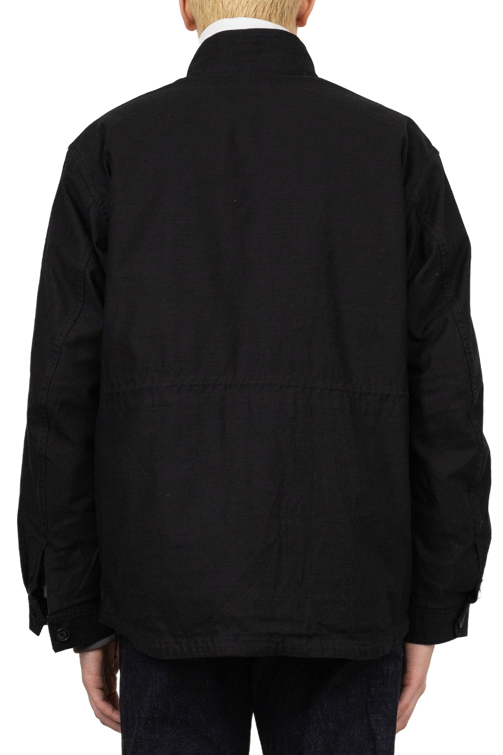 Nonnative - Trooper Jacket Cotton Backsatin Pigment Dye Windstopper - Black