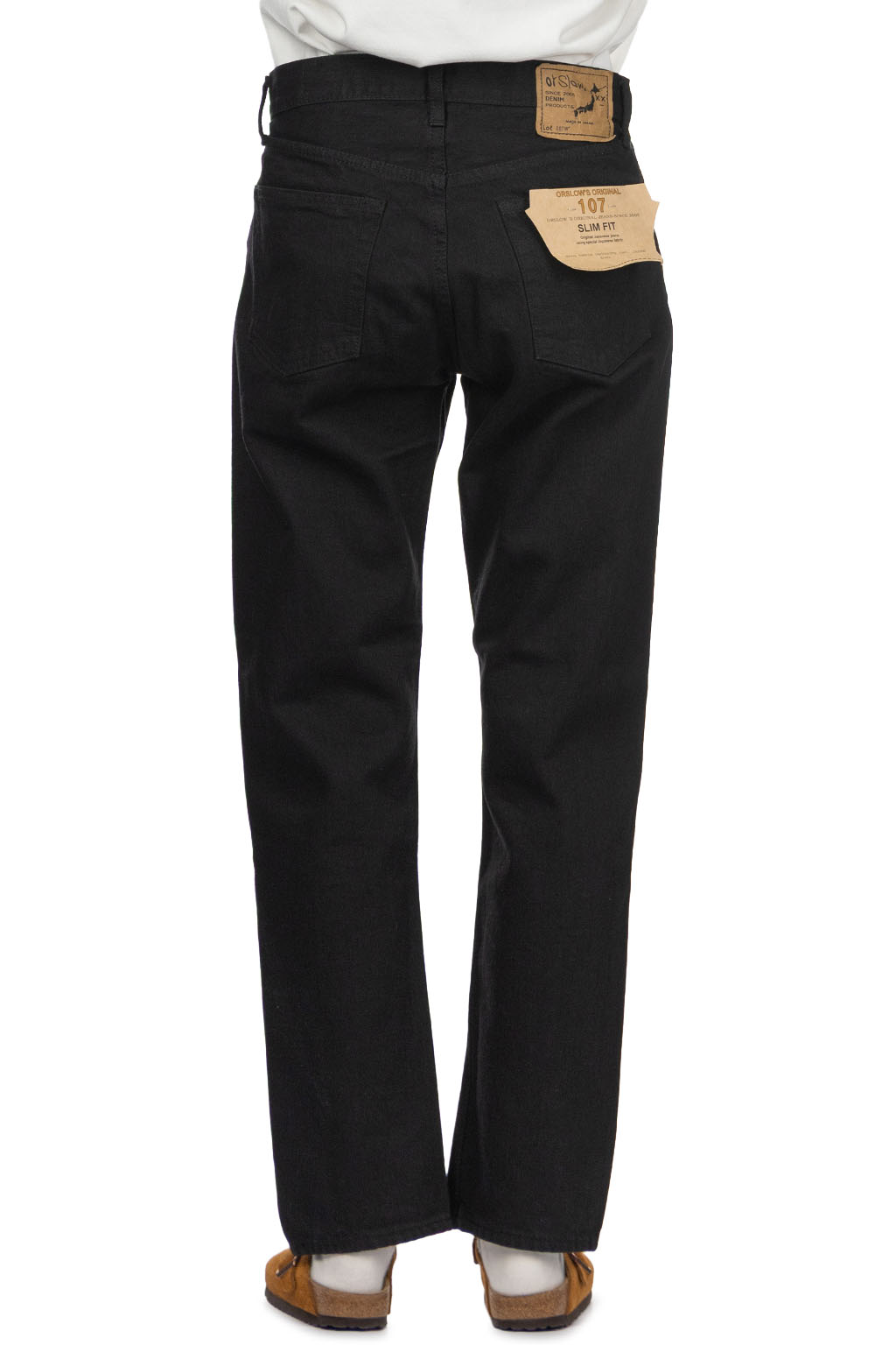 OrSlow - 107 Ivy Fit Black Denim 