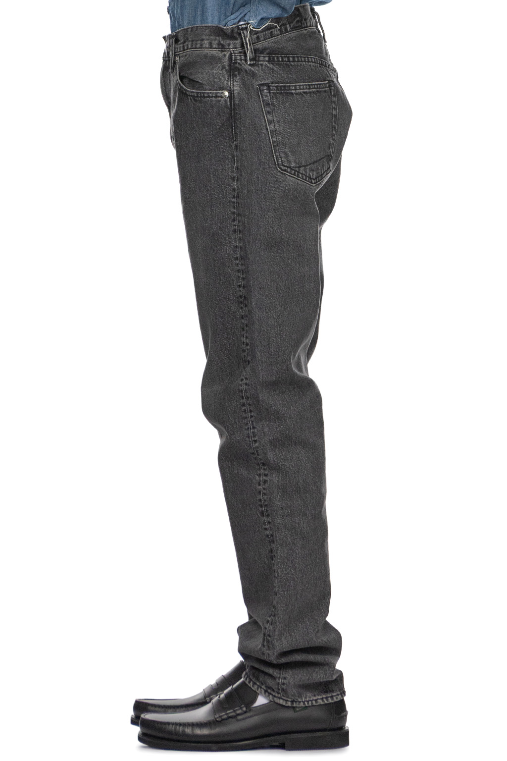 OrSlow 107 Ivy Fit Denim Black Denim Stone Wash