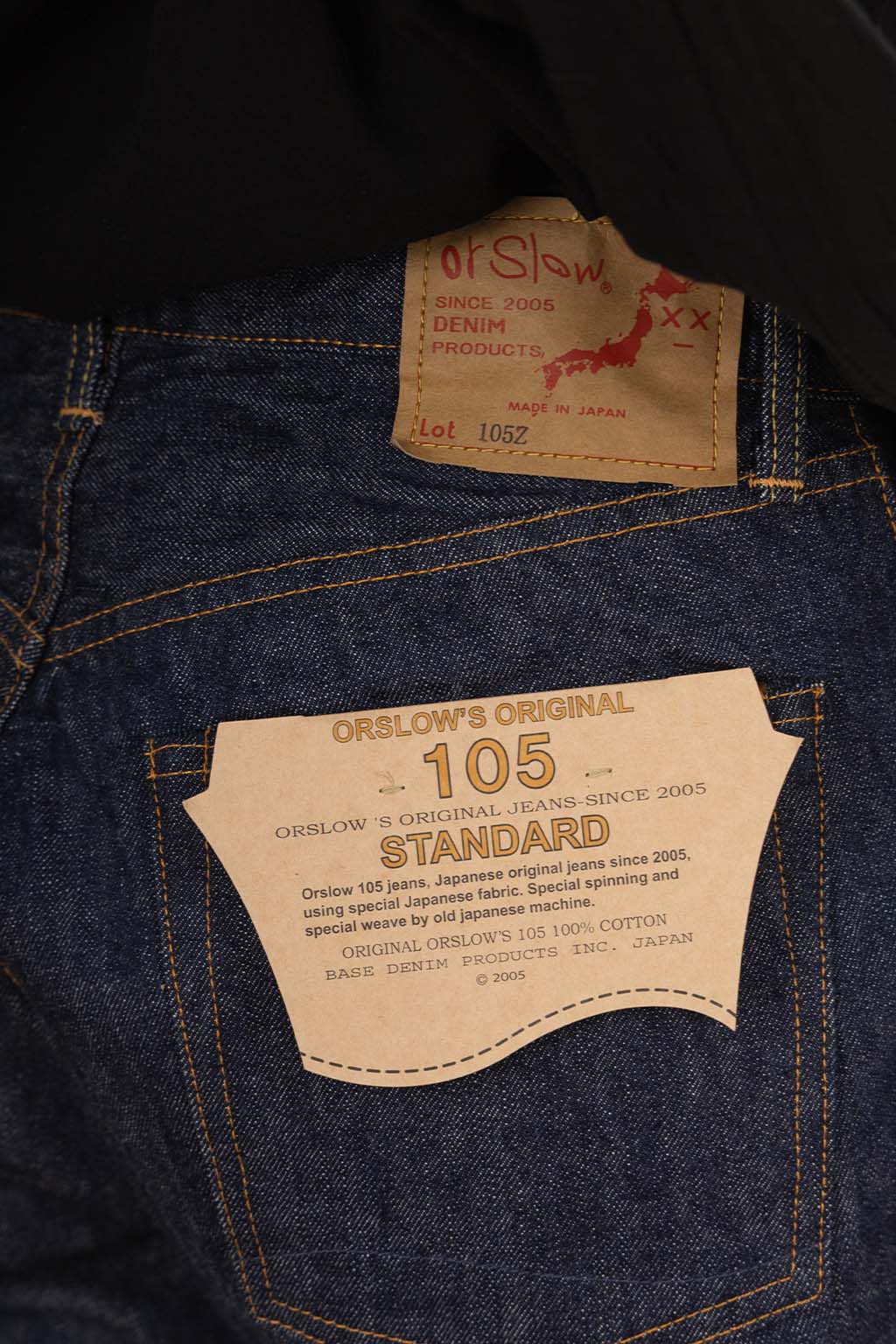 OrSlow - 60s Selvedge Denim Jeans (Zipper Fly) - One Wash