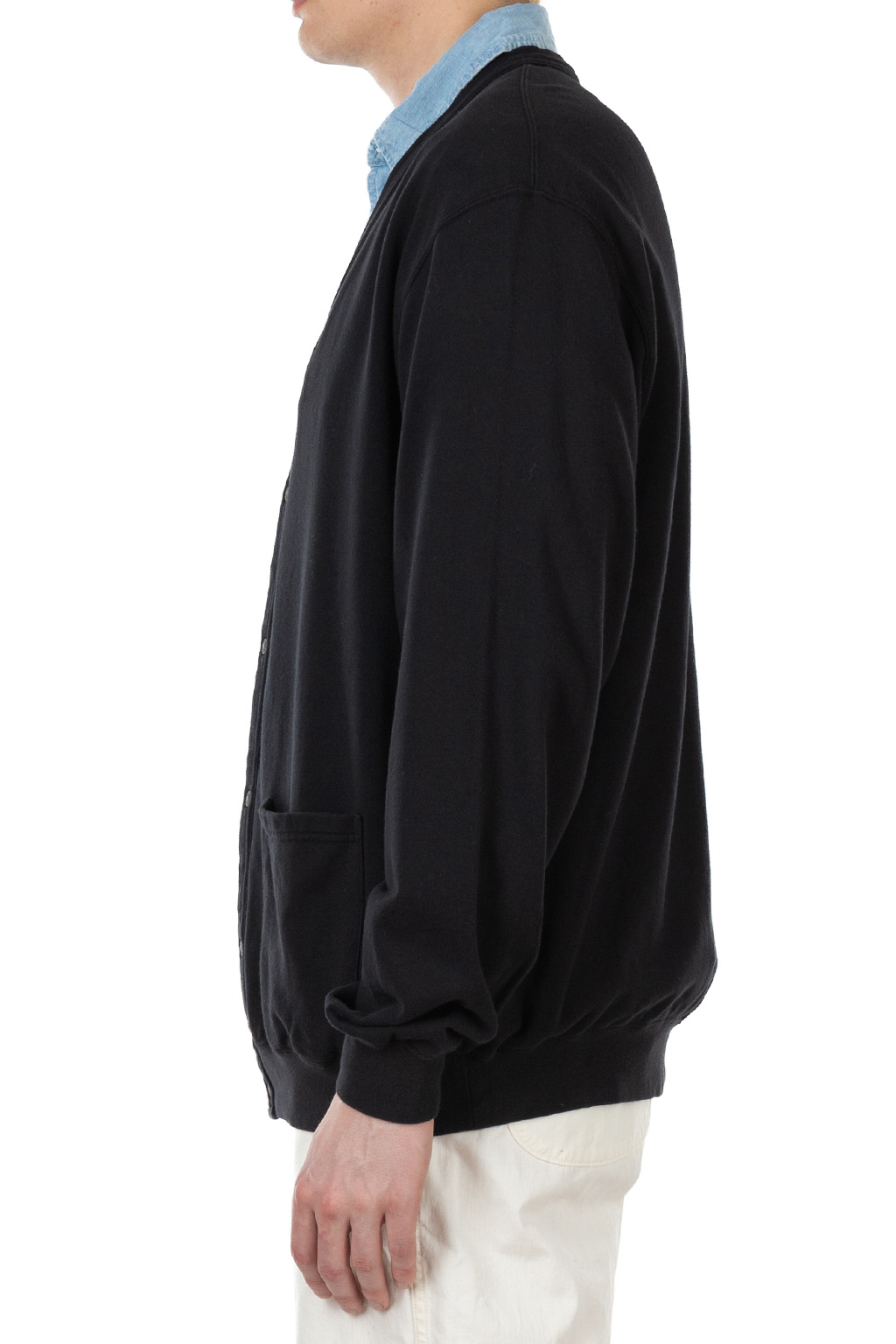 OrSlow - Light Weight French Terry Sweat Shirt Cardigan - Navy