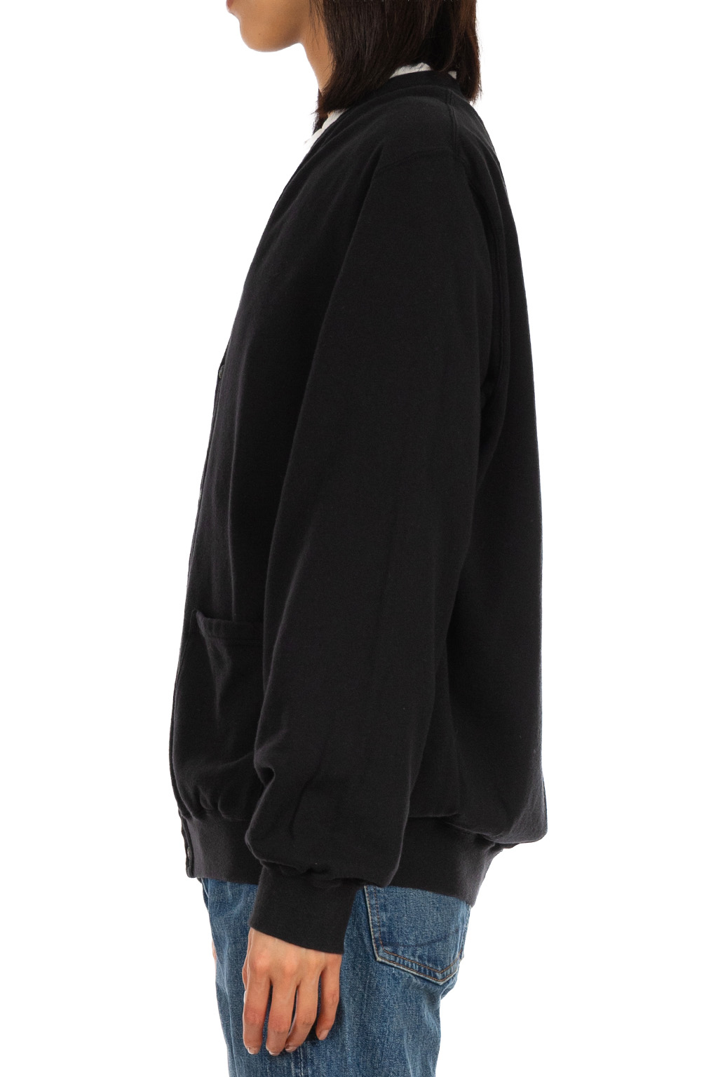 OrSlow - Light Weight French Terry Sweat Shirt Cardigan - Navy