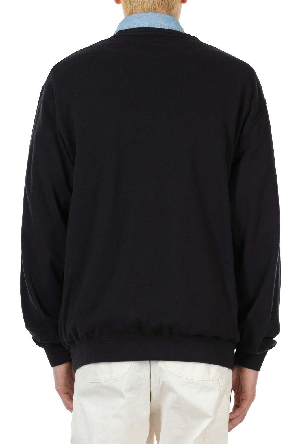 OrSlow - Light Weight French Terry Sweat Shirt Cardigan - Navy