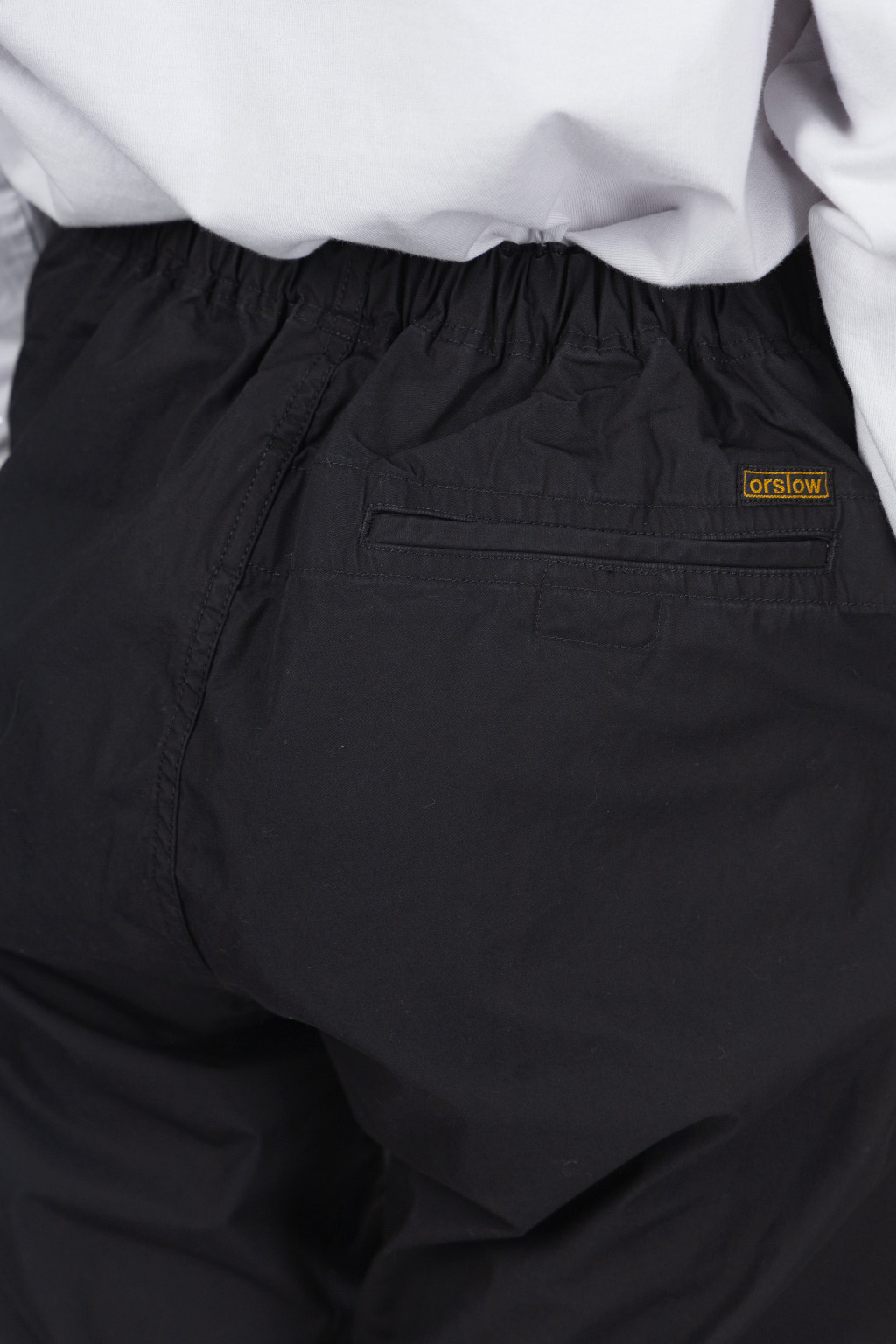 OrSlow - New Yorker Shorts Typewriter Cloth - Black