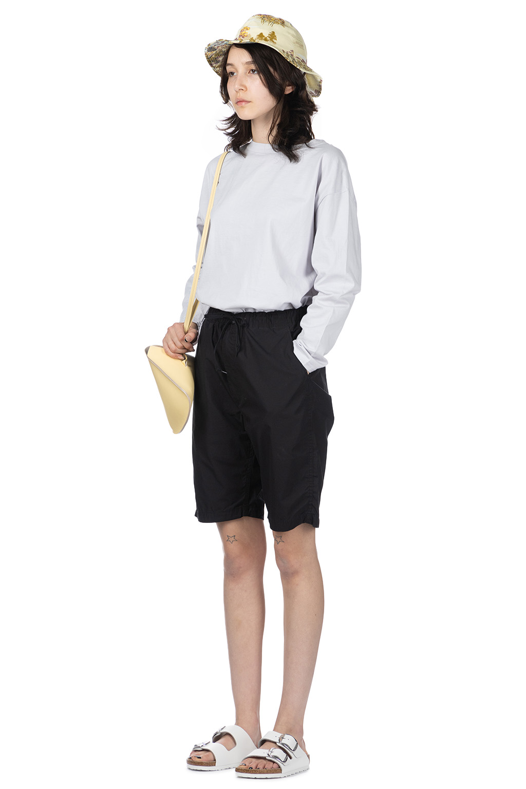 OrSlow - New Yorker Shorts Typewriter Cloth - Black