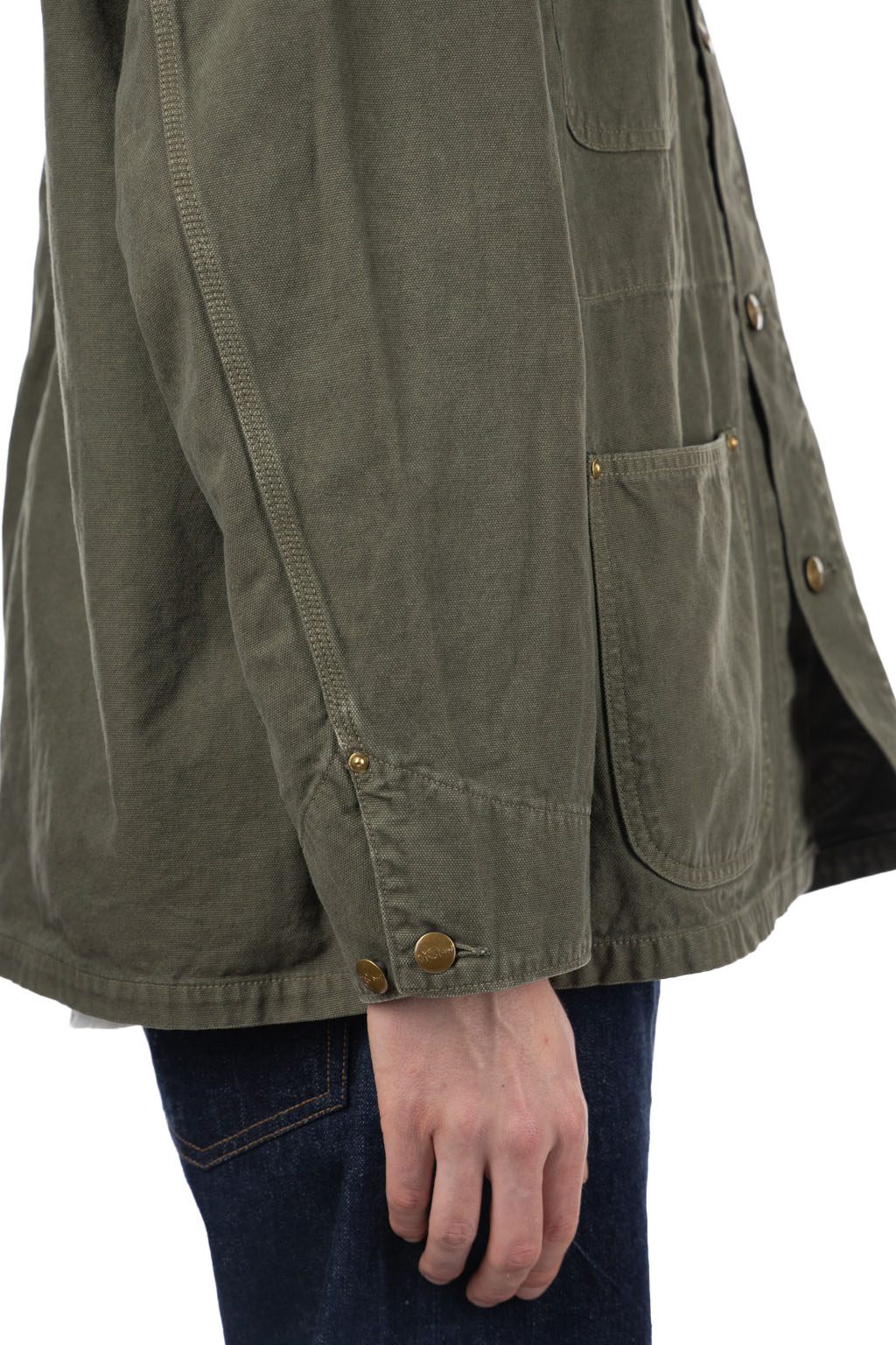 OrSlow - Relax Fit Oxford Coverall - Army Green