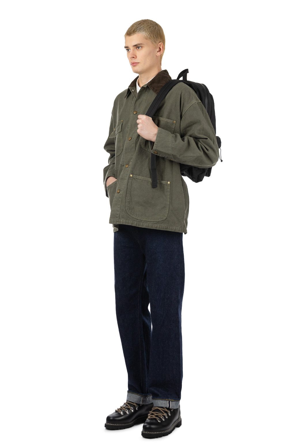 OrSlow - Relax Fit Oxford Coverall - Army Green