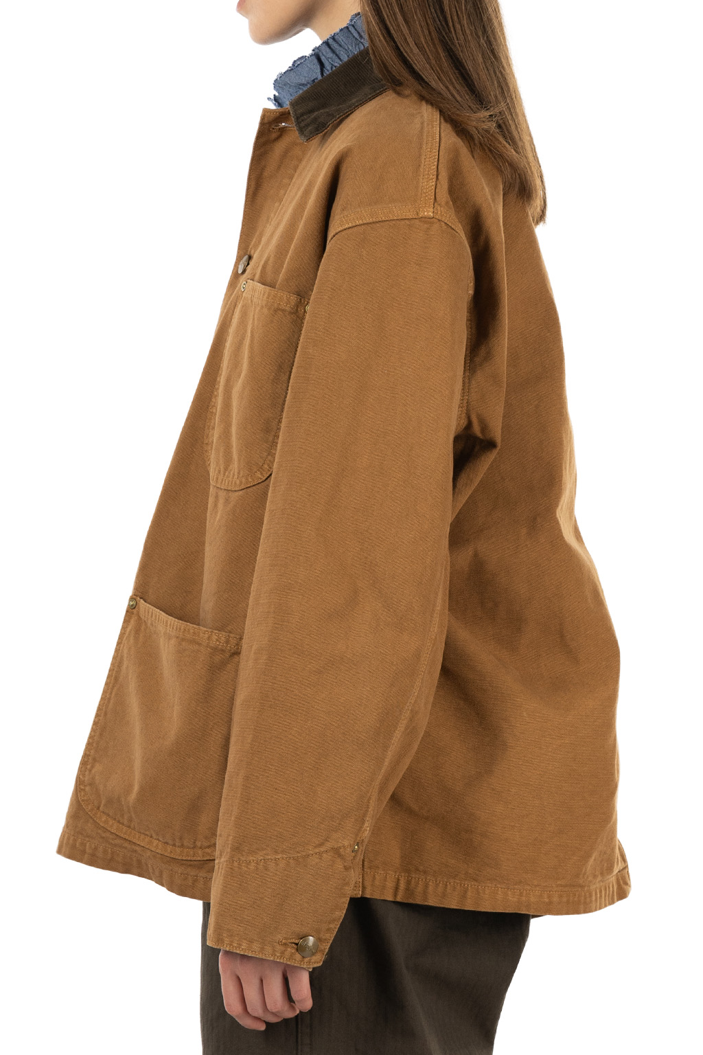 OrSlow - Relaxed Fit Oxford Coverall - Brown
