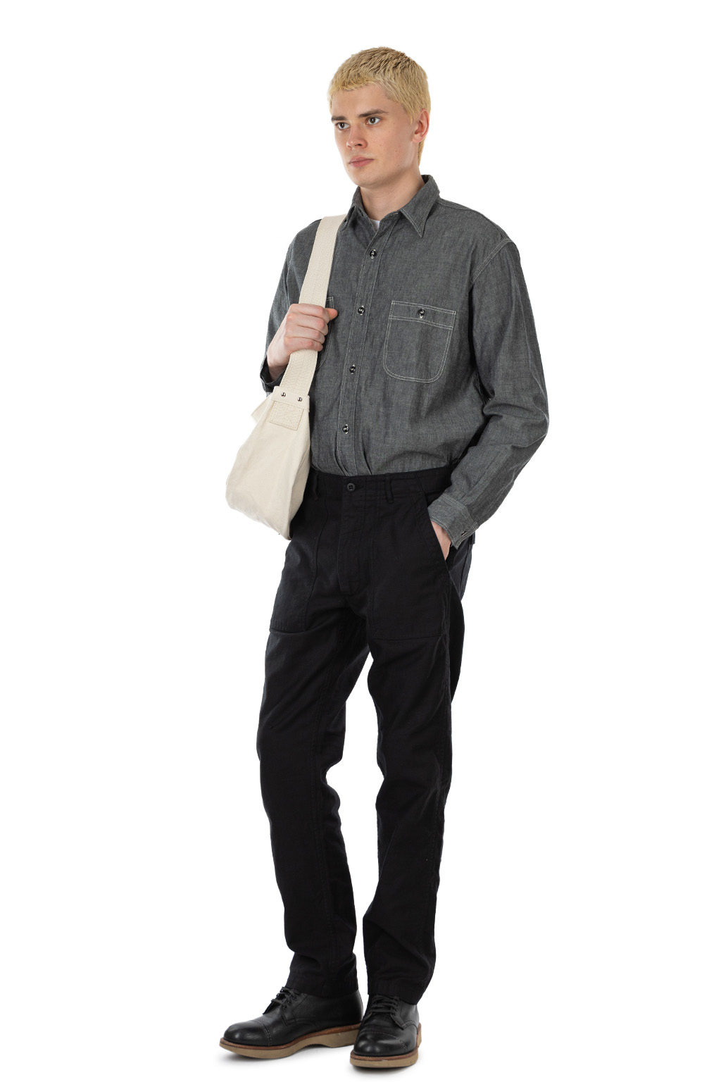 OrSlow - Slim Fit Fatigue Pants - Black