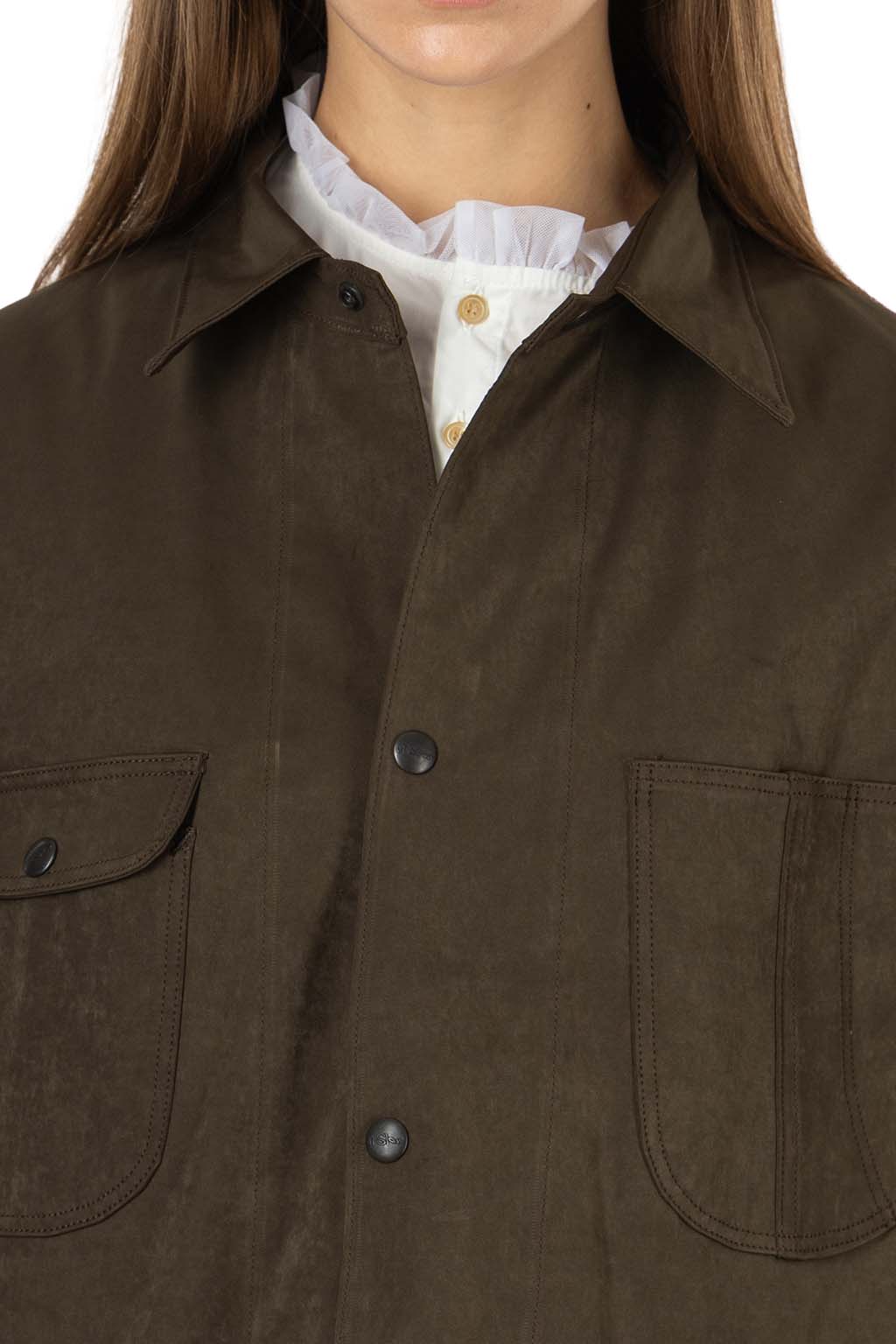 OrSlow - Suede Touch Classic Coverall - Coffee Brown