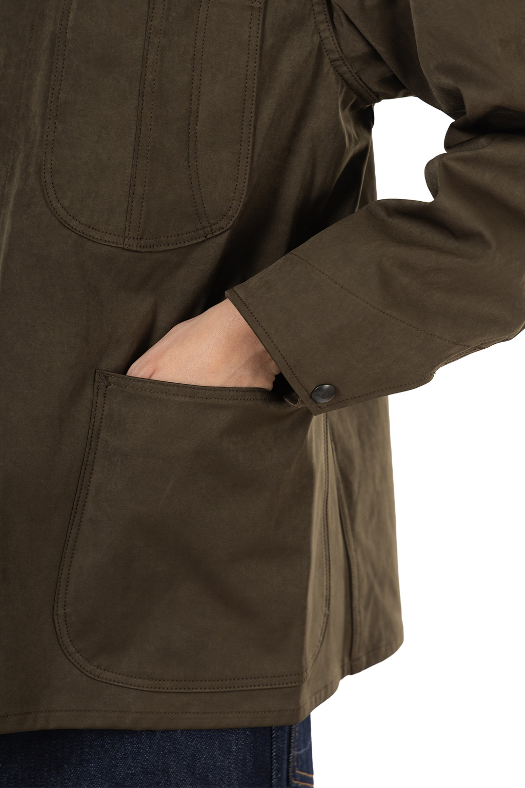 OrSlow - Suede Touch Classic Coverall - Coffee Brown