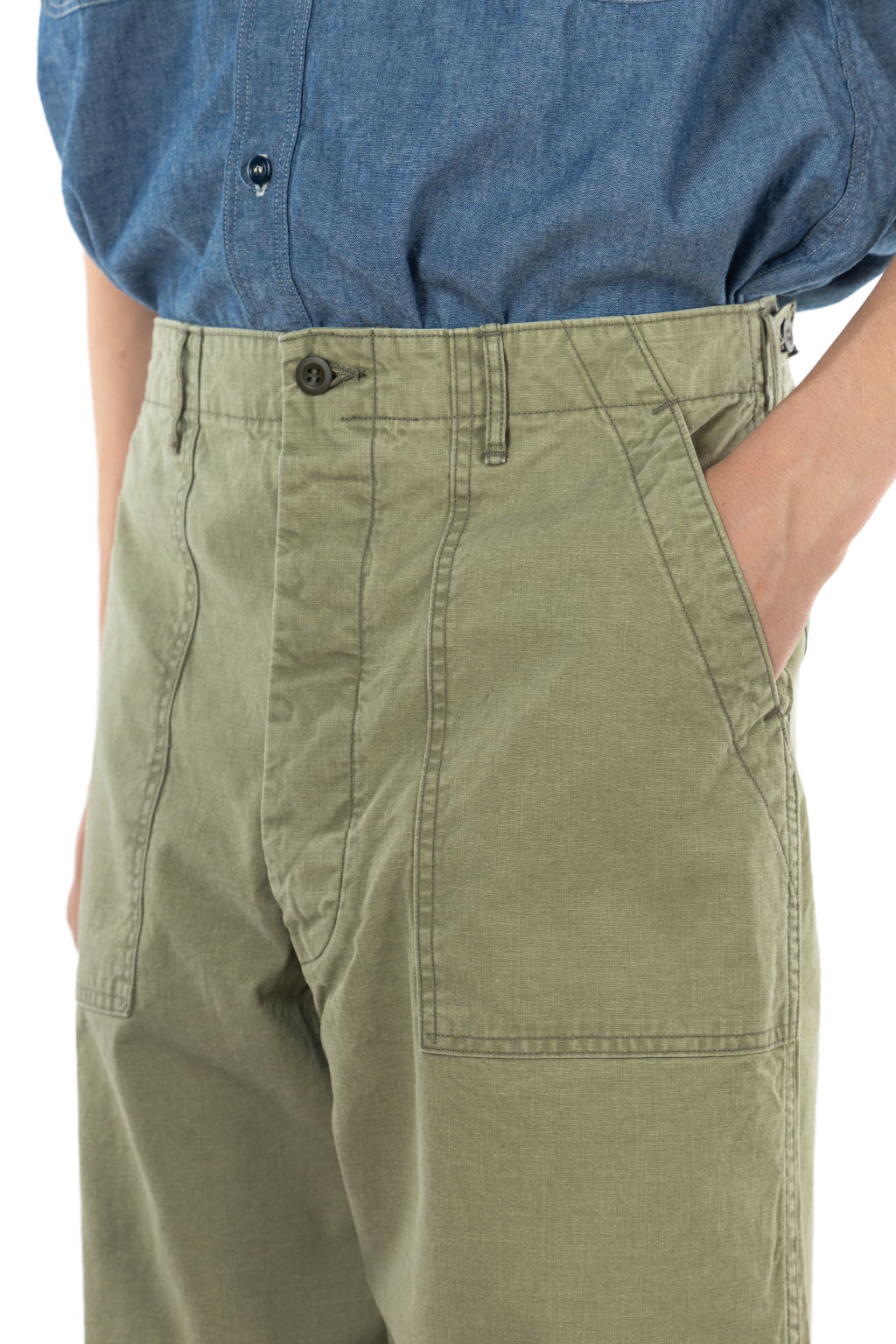 OrSlow - Summer Fatigue Pants - Green