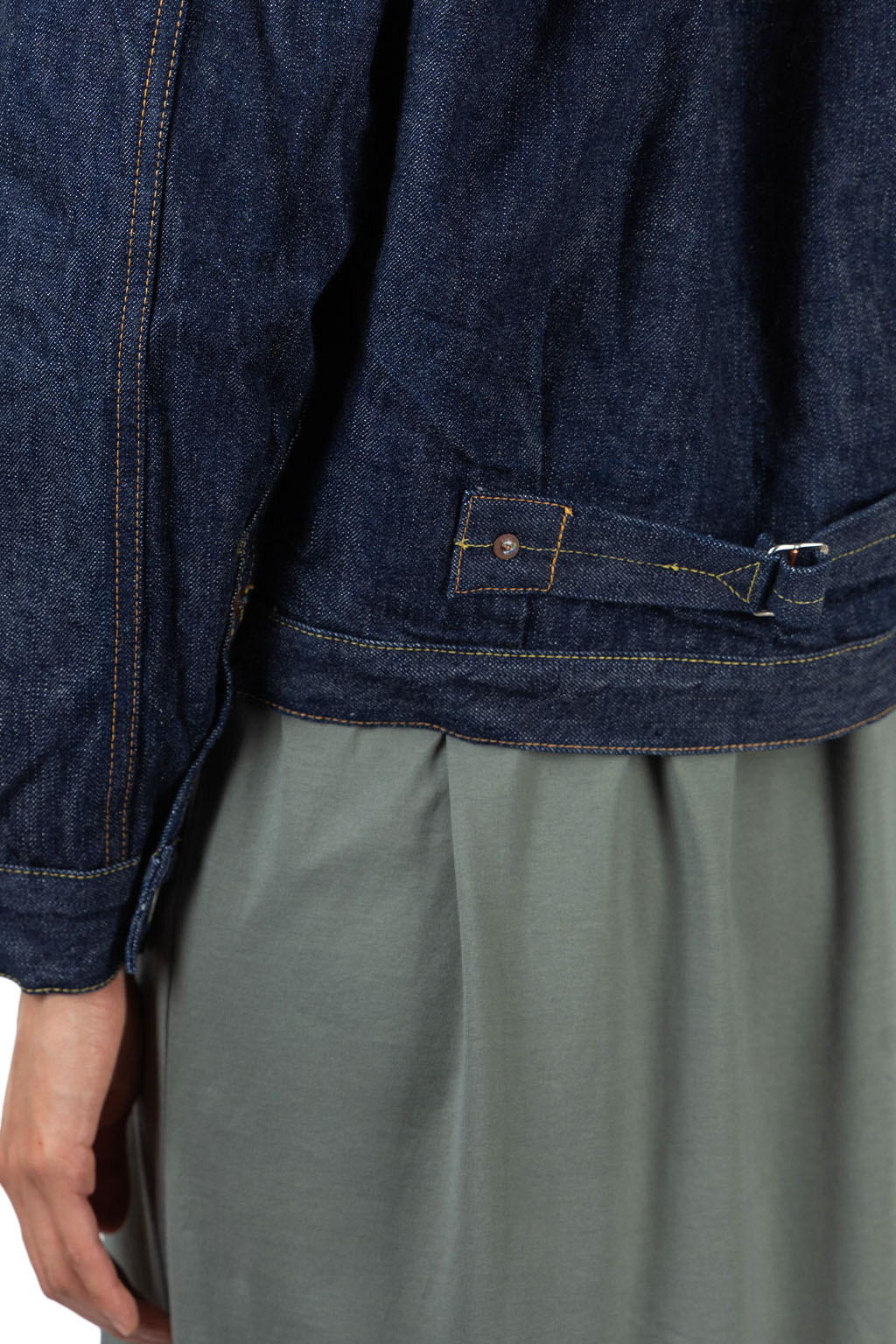 orslow - TYPE1 40'S PLEATED FRONT BLOUSE ONE WASH