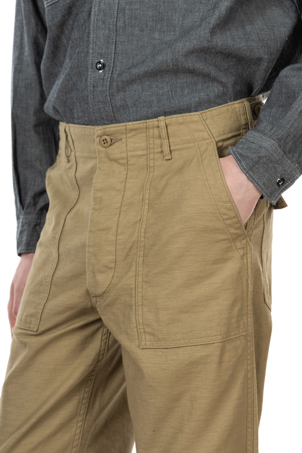 OrSlow - US Army Fatigue Pants - Regular Fit - Sand Beige
