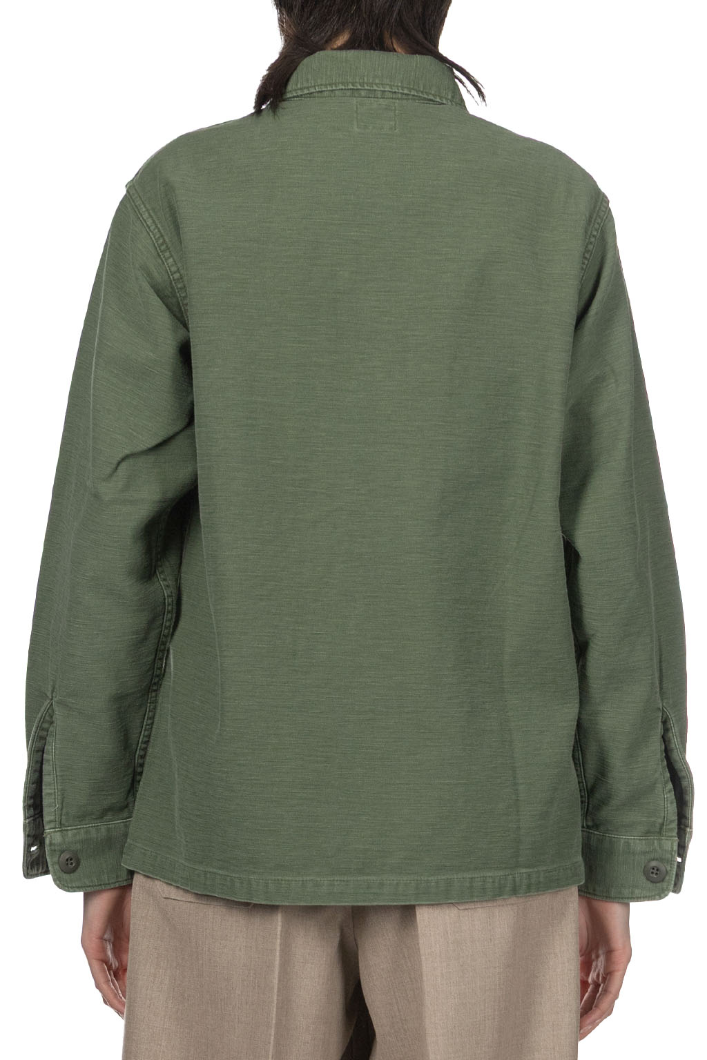 OrSlow US Army Fatigue Shirt (Vintage Washed) - Green Used