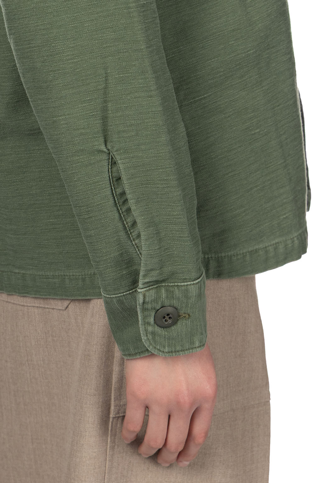 OrSlow US Army Fatigue Shirt (Vintage Washed) - Green Used