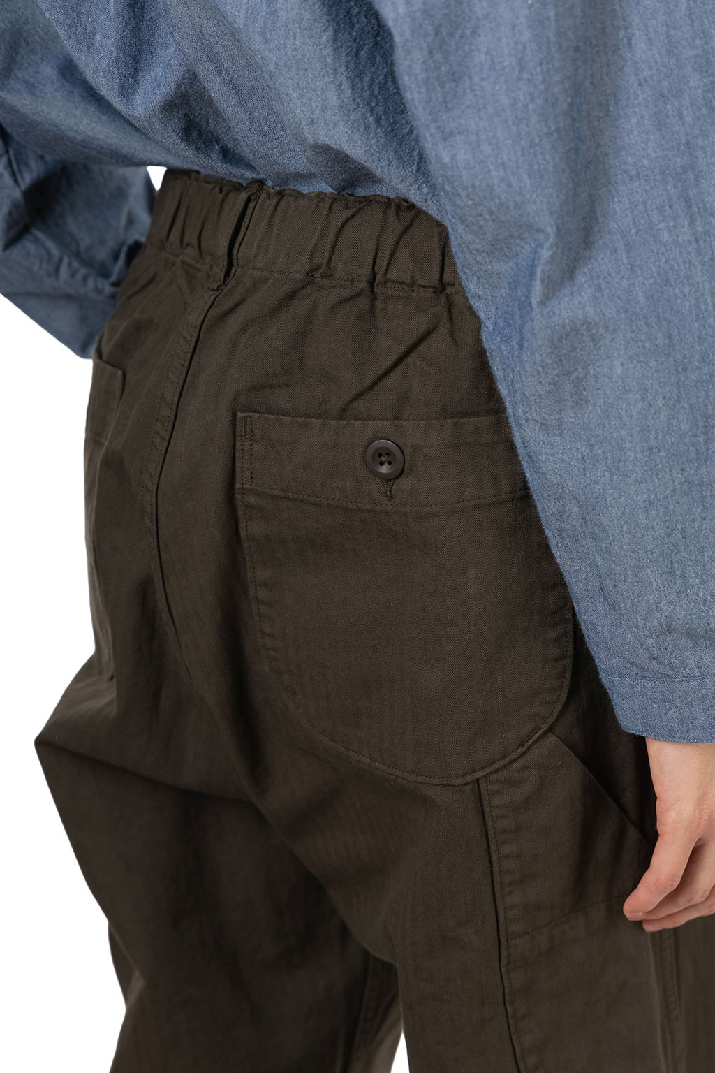 OrSlow - Wide Fit French Work Pants - Coffee Brown