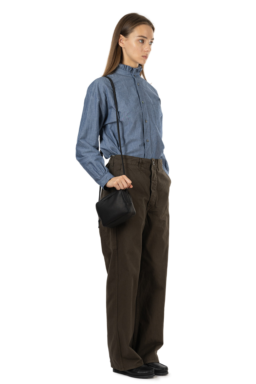 OrSlow - Wide Fit French Work Pants - Coffee Brown