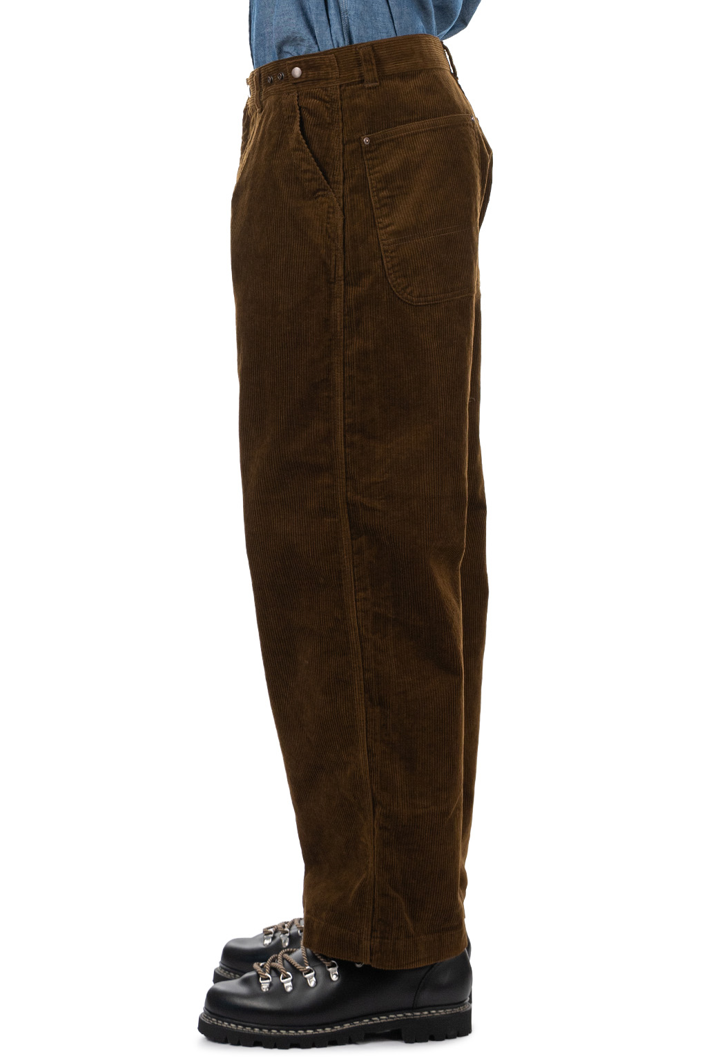 Ordinary Fits - Corduroy Bell Pants - Brown