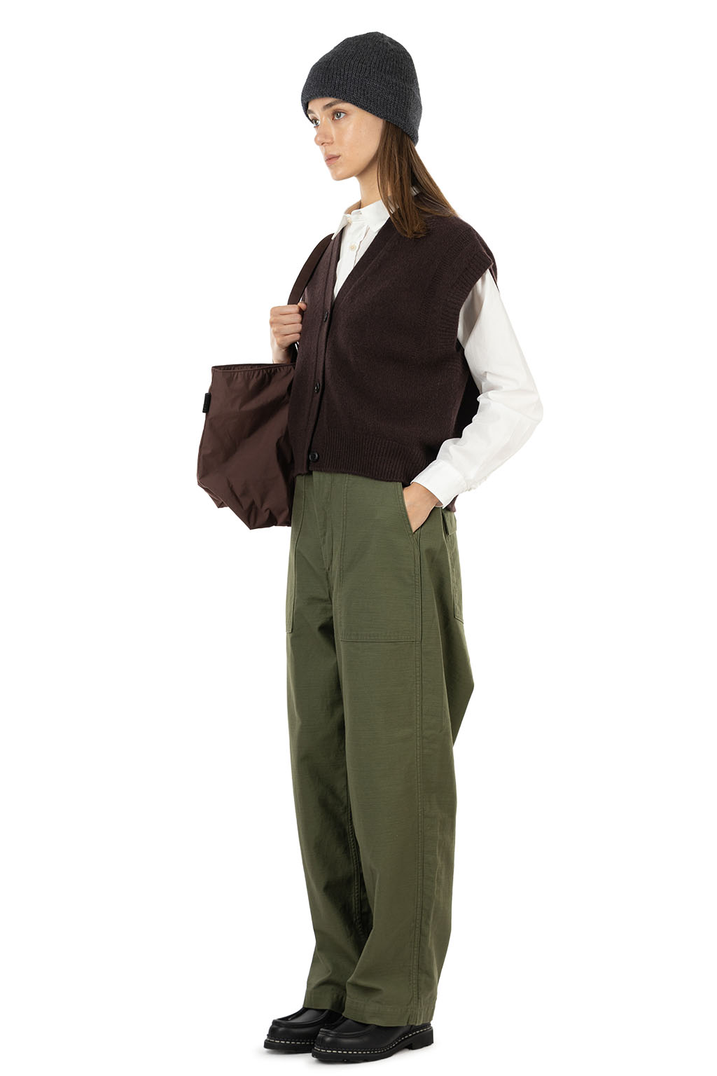 Ordinary Fits - James Fatigue Back Satin - Khaki