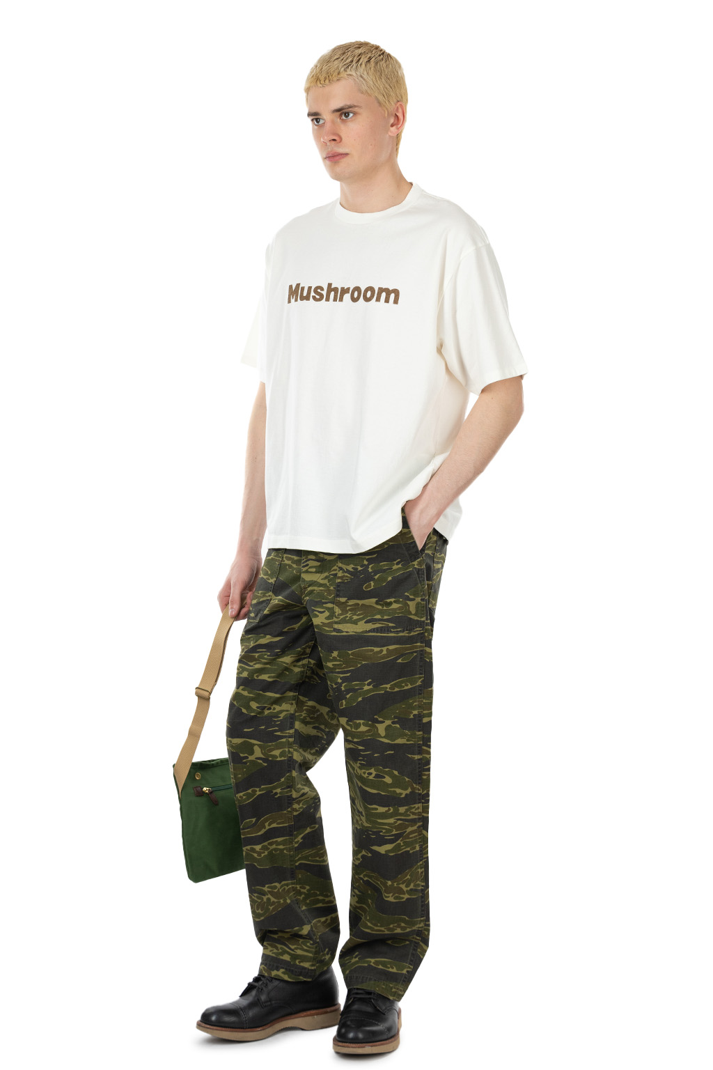 Ordinary Fits - Print T-Shirts - Mushroom - White