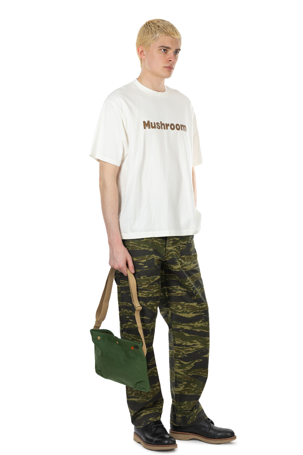 Ordinary Fits - Print T-Shirts - Mushroom - White