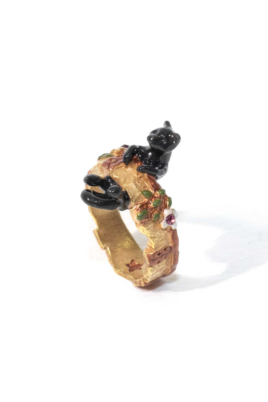 Palnart Poc - Carla the Black Cat Ring