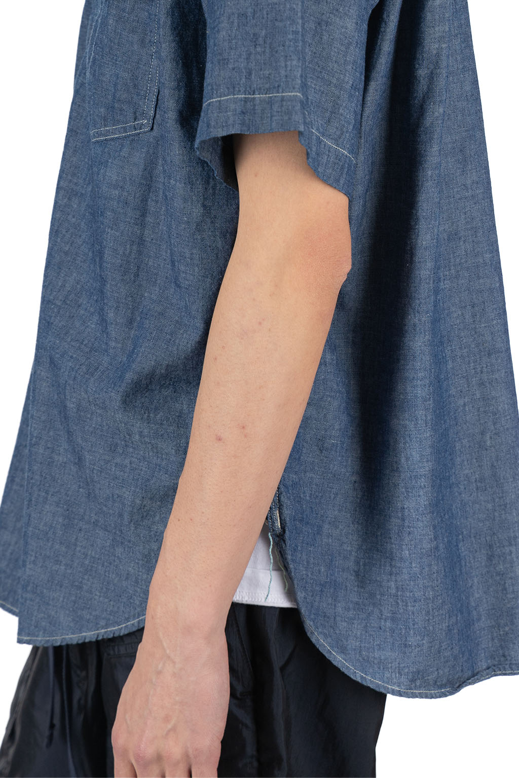 Post O'Alls - NAVY CUT SS - Classic Chambray - Indigo