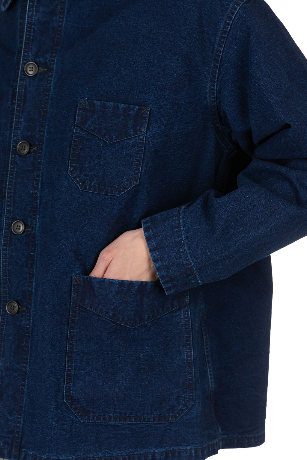 Post O'Alls - POST Chinois Travail 2 - Vintage Indigo Canvas - Indigo