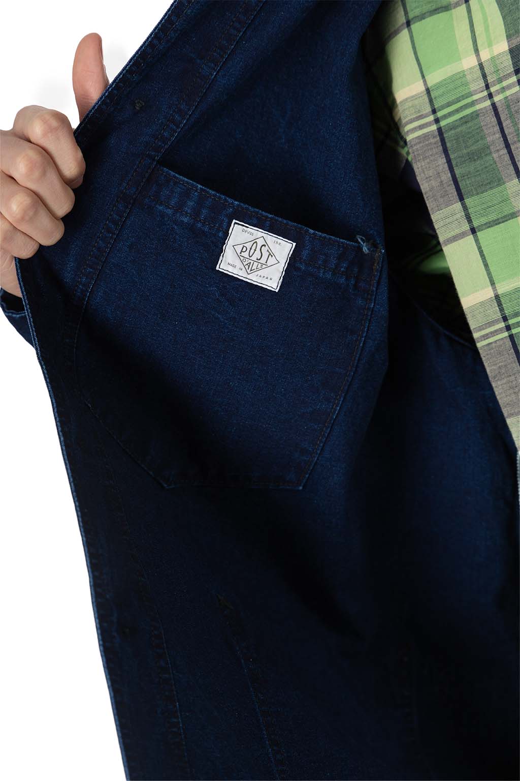 Post O'Alls - POST Chinois Travail 2 - Vintage Indigo Canvas - Indigo