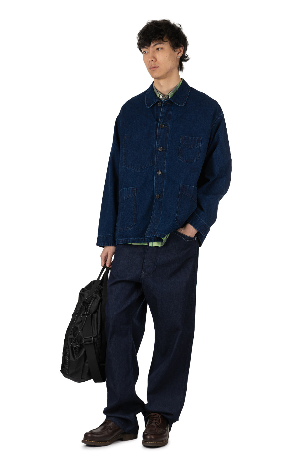 Post O'Alls - POST Chinois Travail 2 - Vintage Indigo Canvas - Indigo