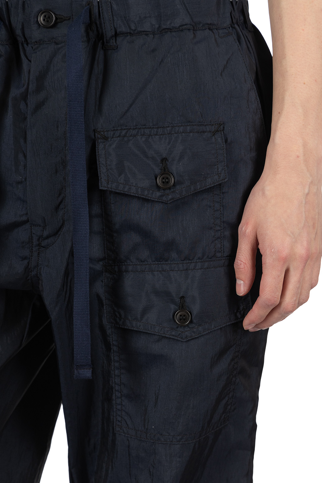 Post O'Alls - Town & Country Pants - Crinkle Nylon Taffeta - Navy