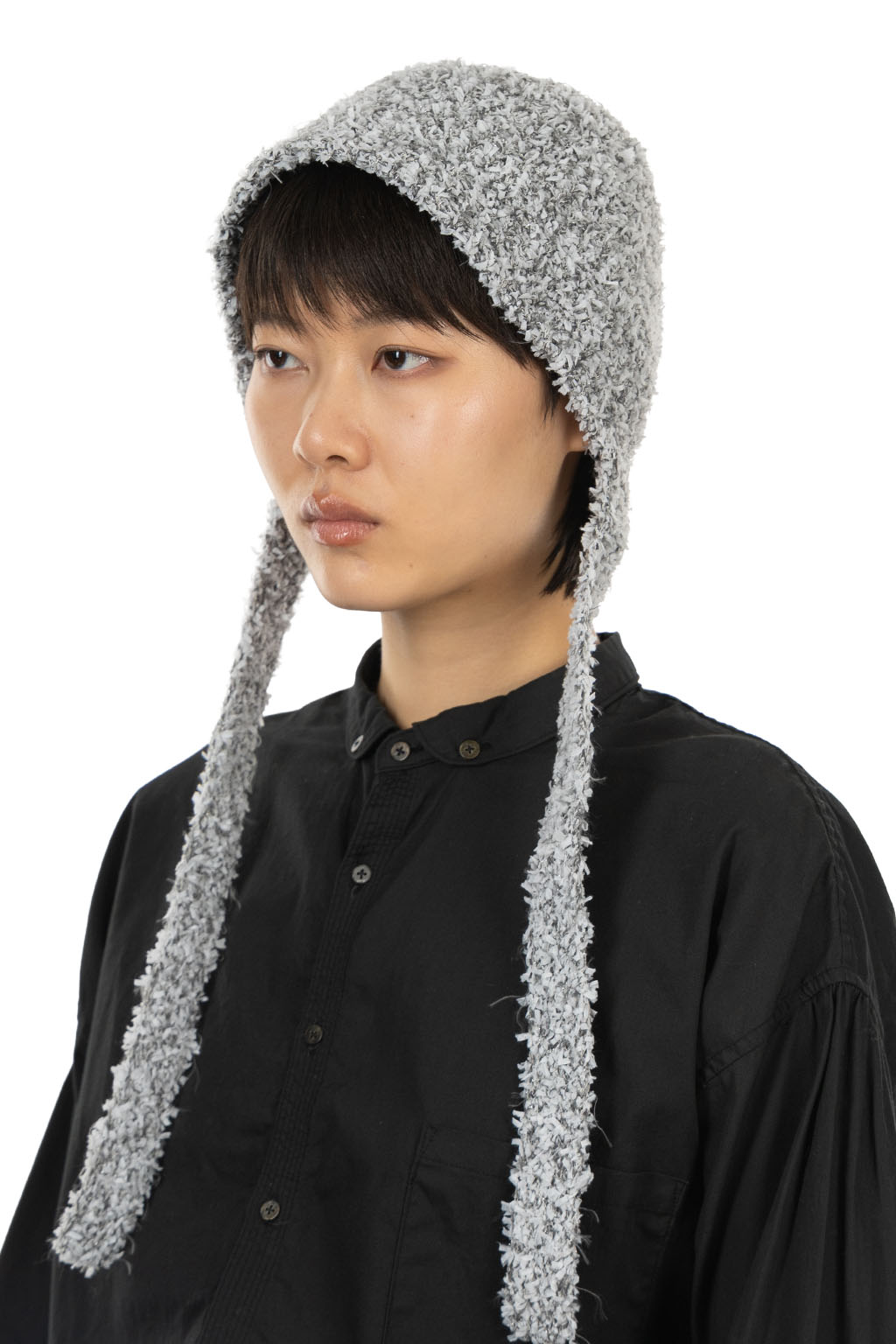 Racal - Mix Knit Cord Hat - Gray