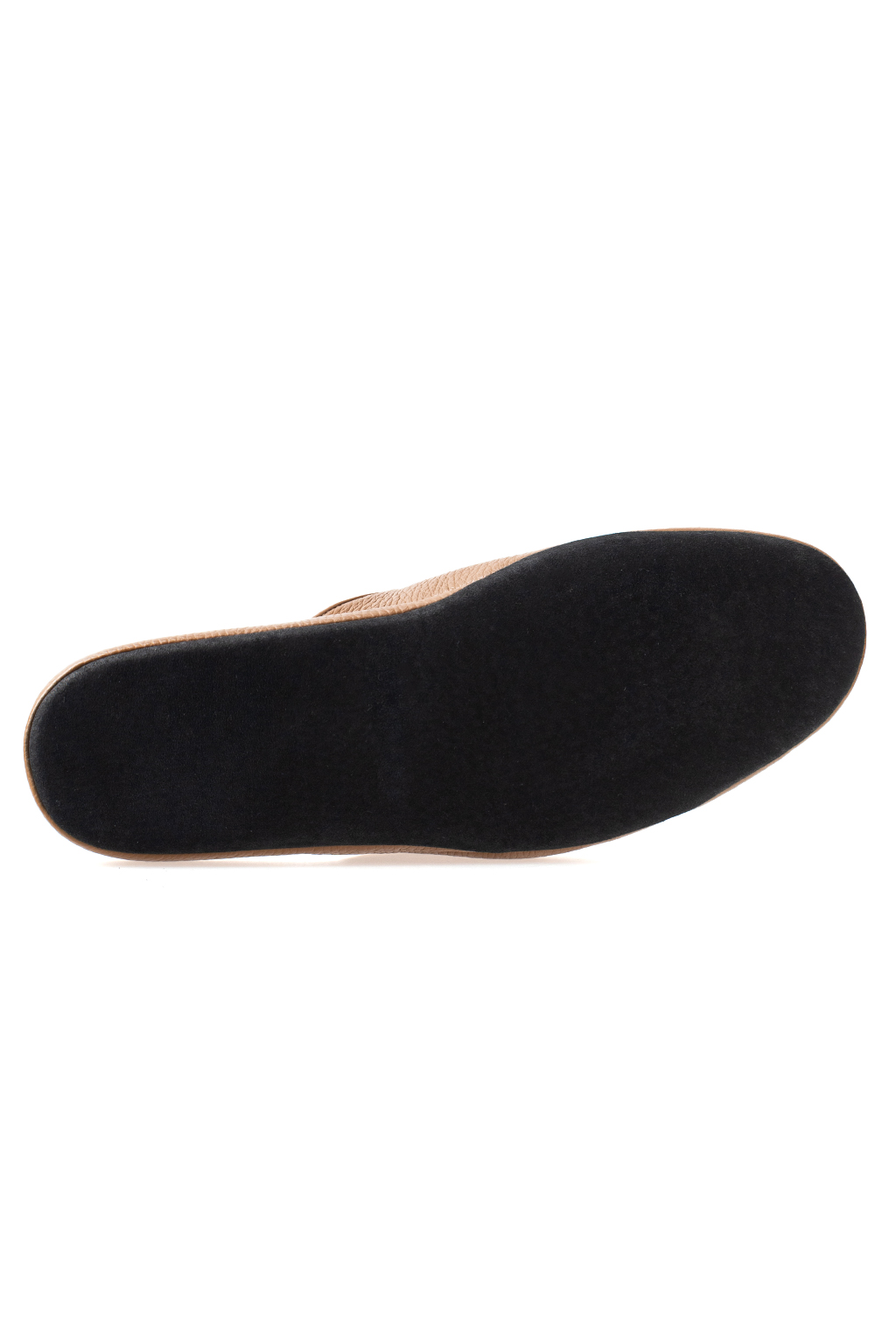 SANAX - Moco 4501 Premium Leather Anti-Static Slippers - Camel