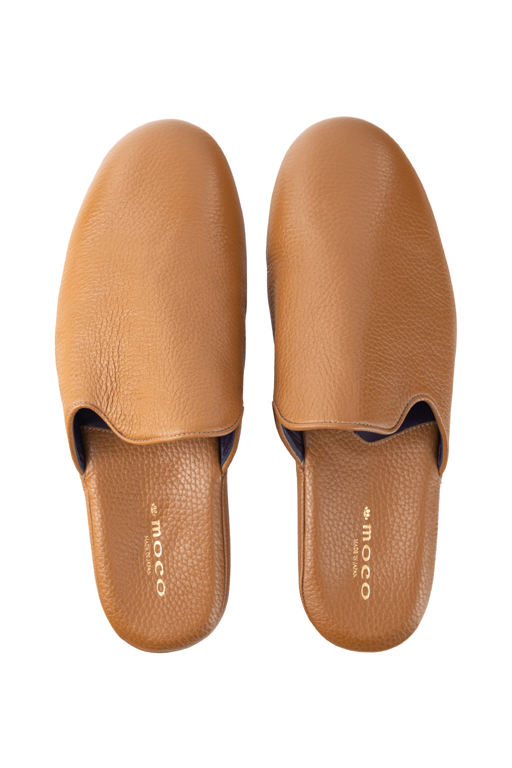 SANAX - Moco 4501 Premium Leather Anti-Static Slippers - Camel