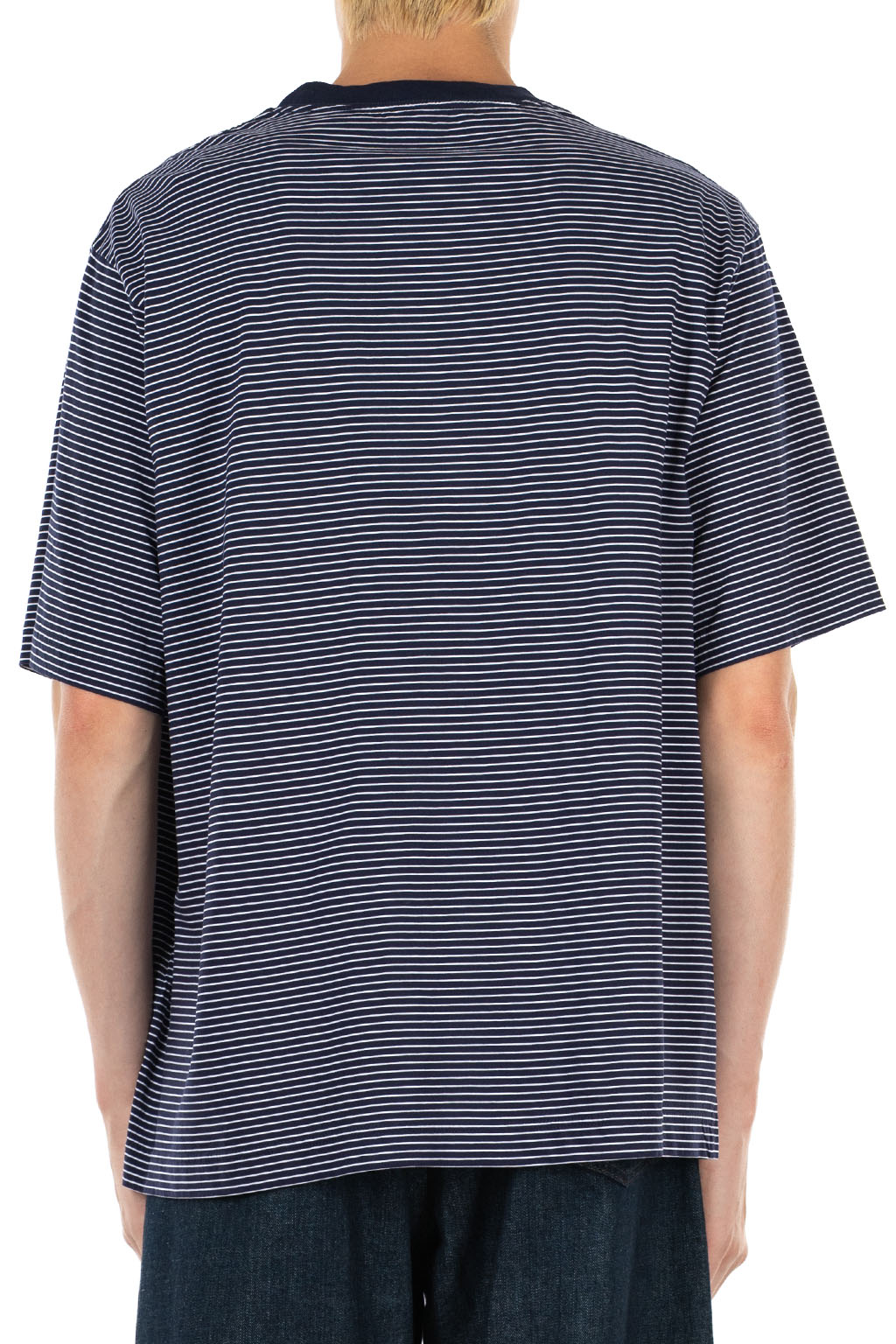 SOPHNET - Scorpion Border Wide Tee - Navy