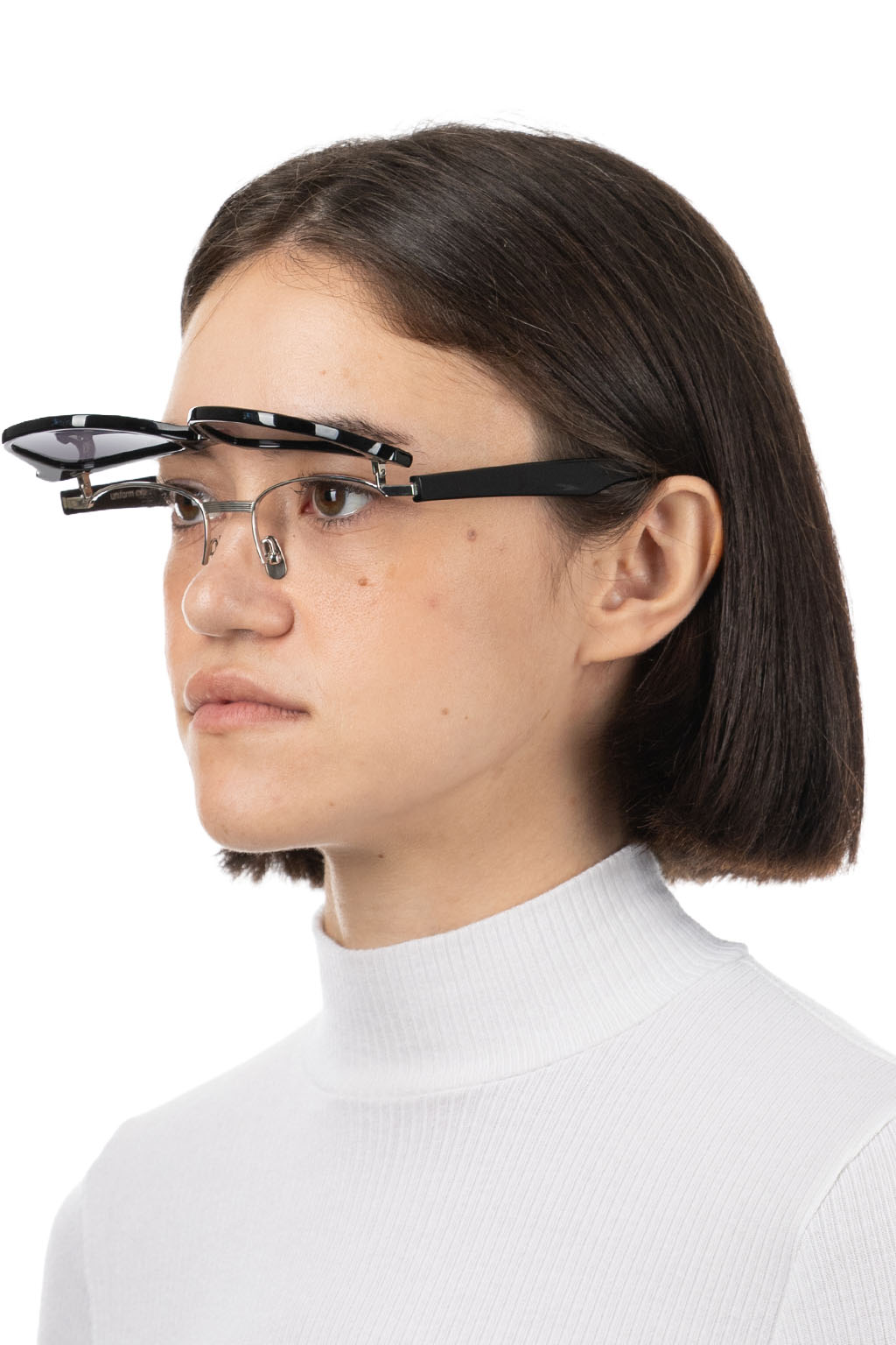 SOPHNET - Filp-UP Wellington Sunglasses - Black