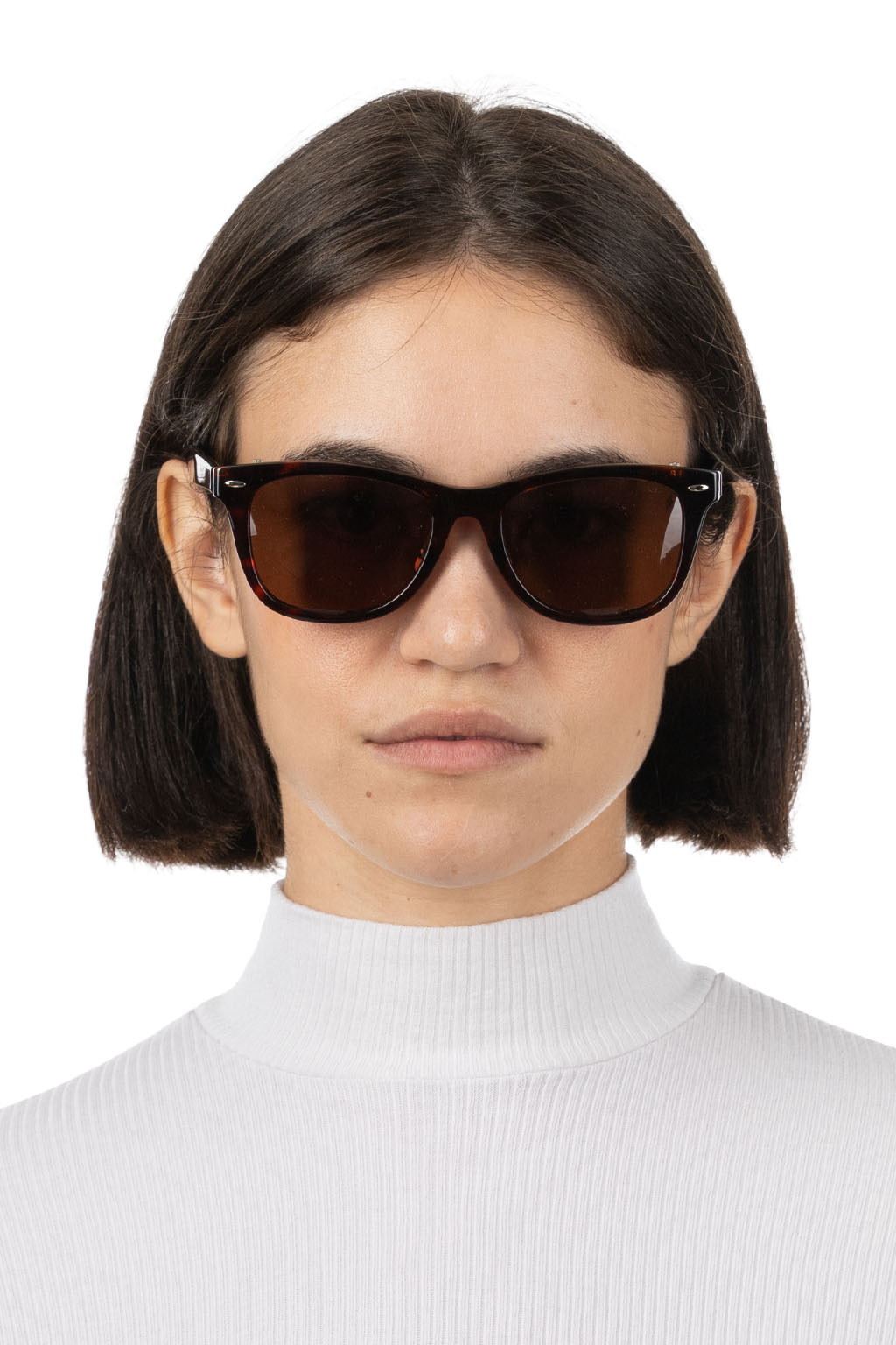 SOPHNET - Filp-UP Wellington Sunglasses - Brown