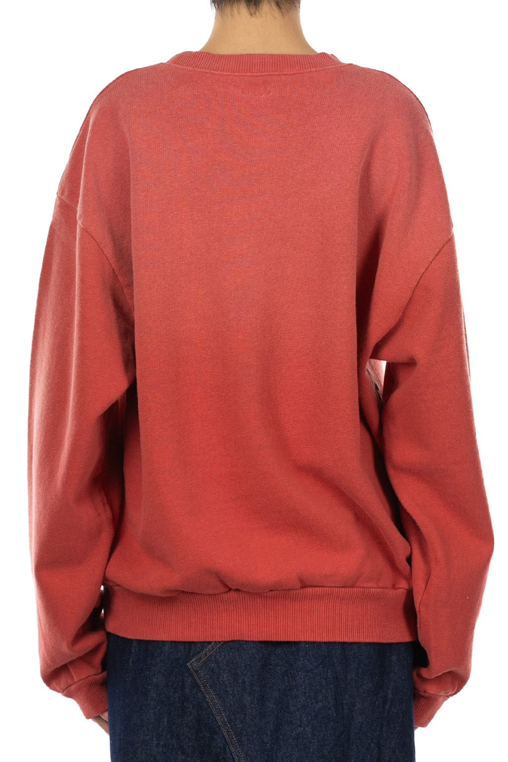 Kapital - SWT Knit Crew SWT("L" LONGHORN) - Red