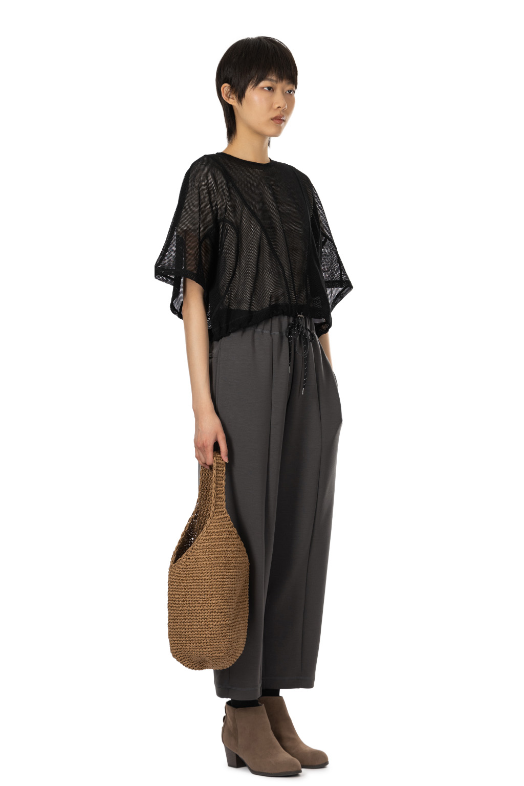 SYNTH - Center Seam PNT - Olive Gray