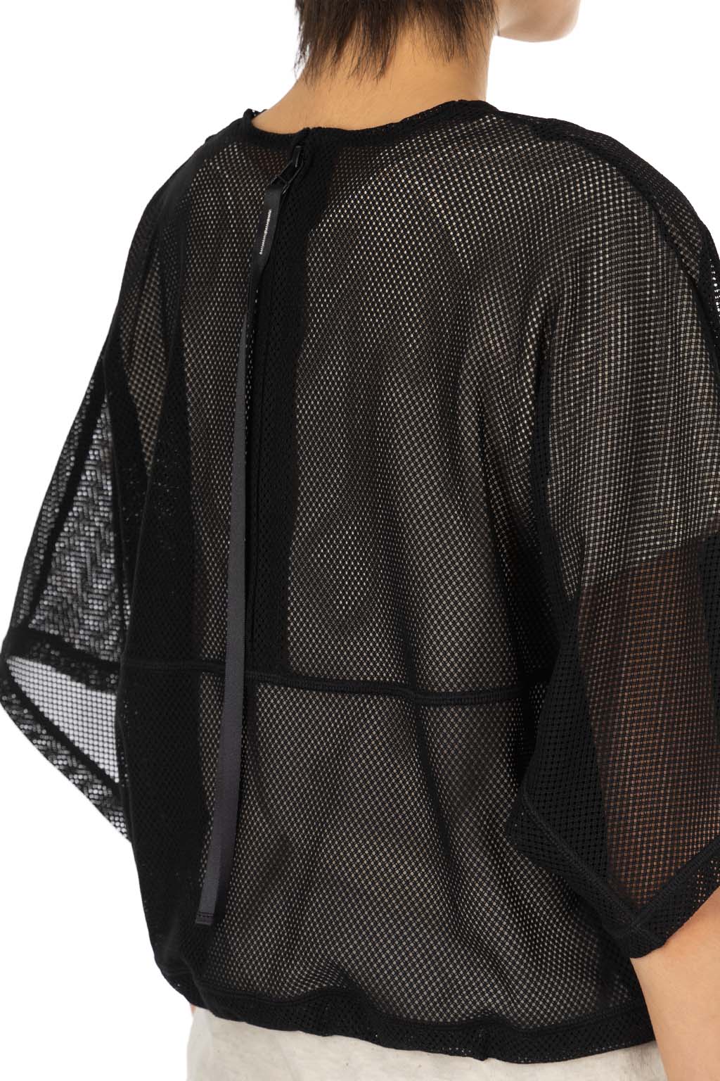 SYNTH - Dolman Sleeve Cropped T - Black