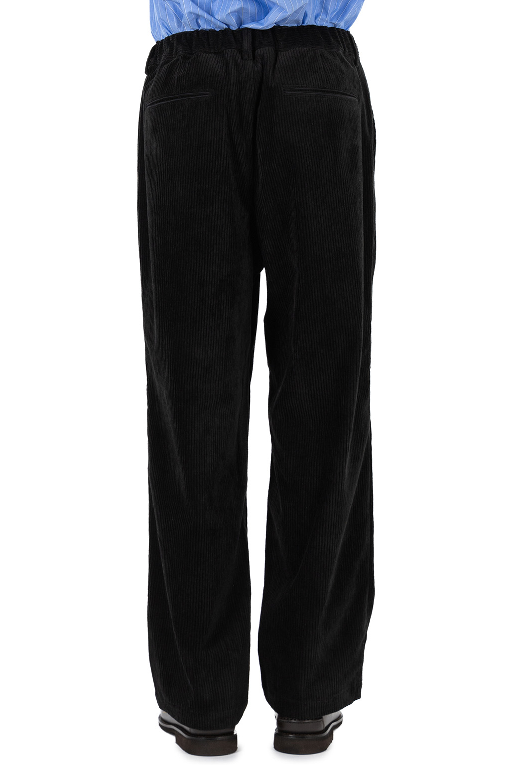 Still by hand - Corduroy Straight Pants - Black
