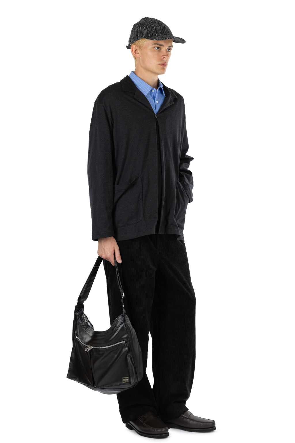 Still by hand - Corduroy Straight Pants - Black