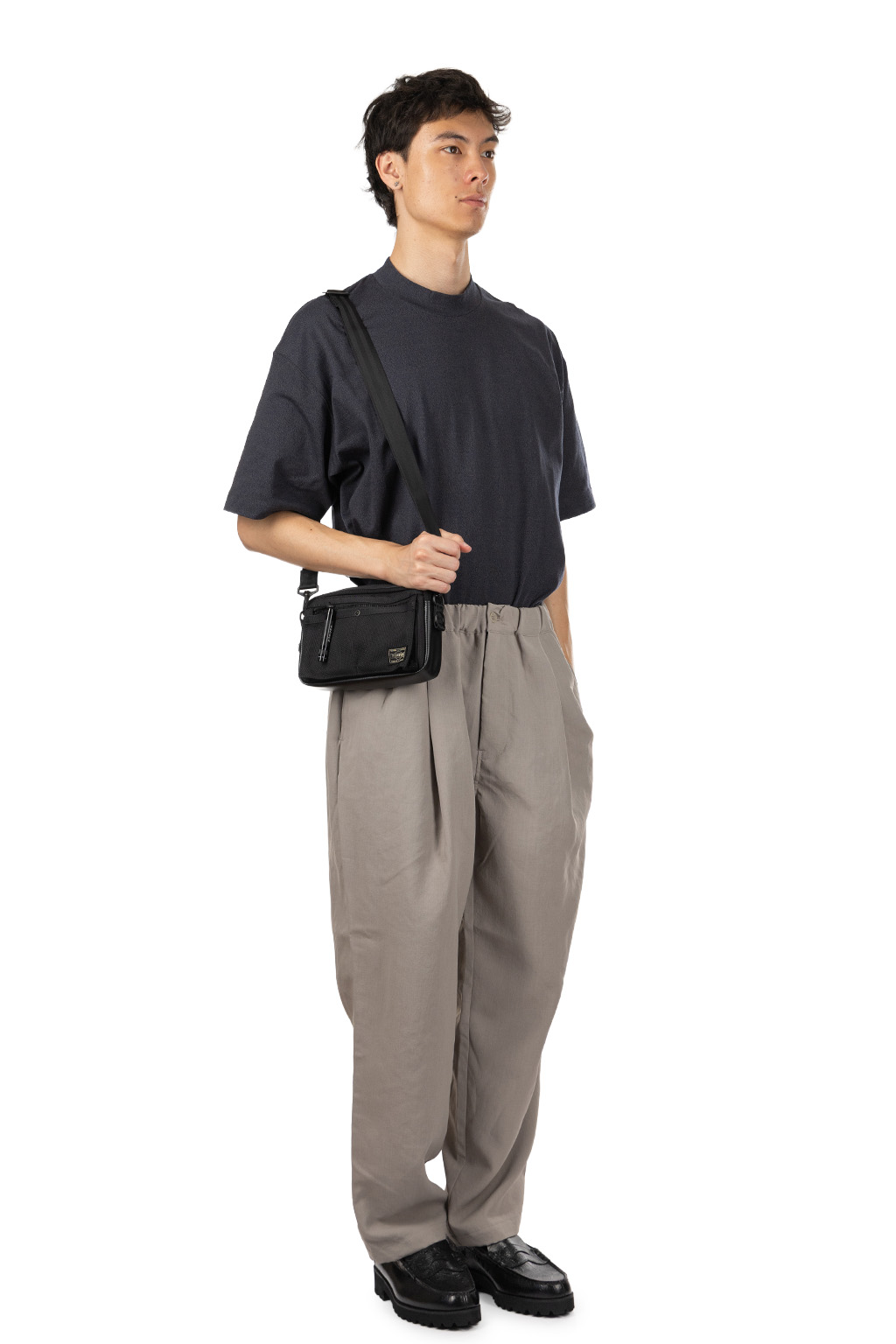 Still by hand - Elasticated Easy Pants - Greige