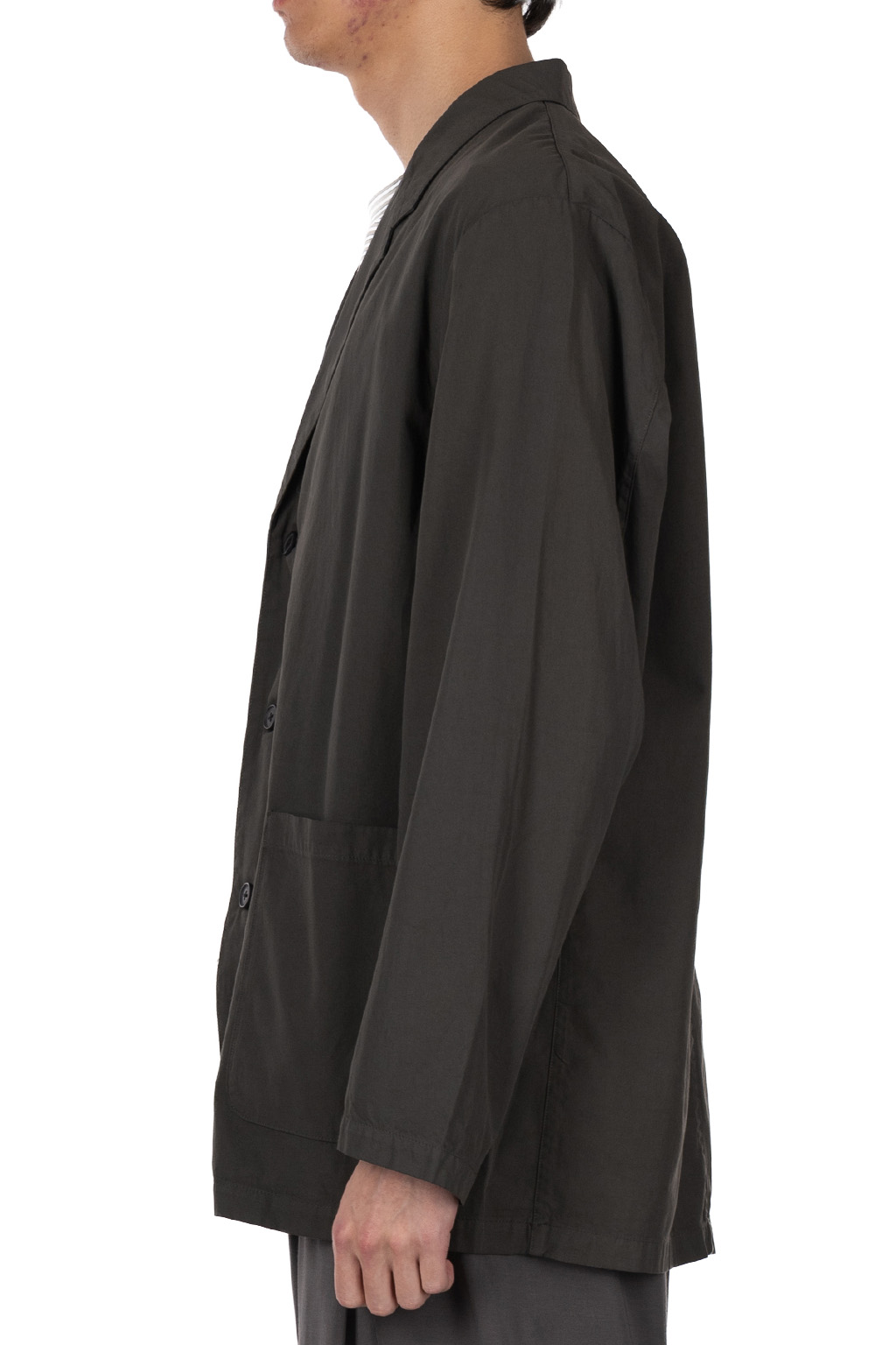 Still by hand - Garment-dye 3B jacket  - Dark Olive