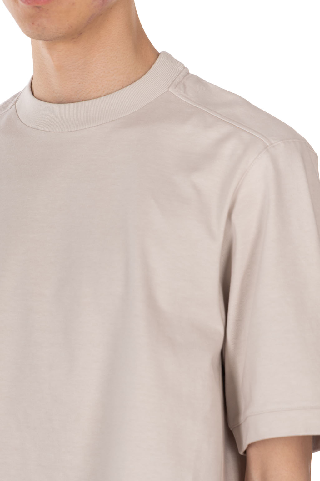 Still by hand - Half sleeve sweatshirt - Pink Beige