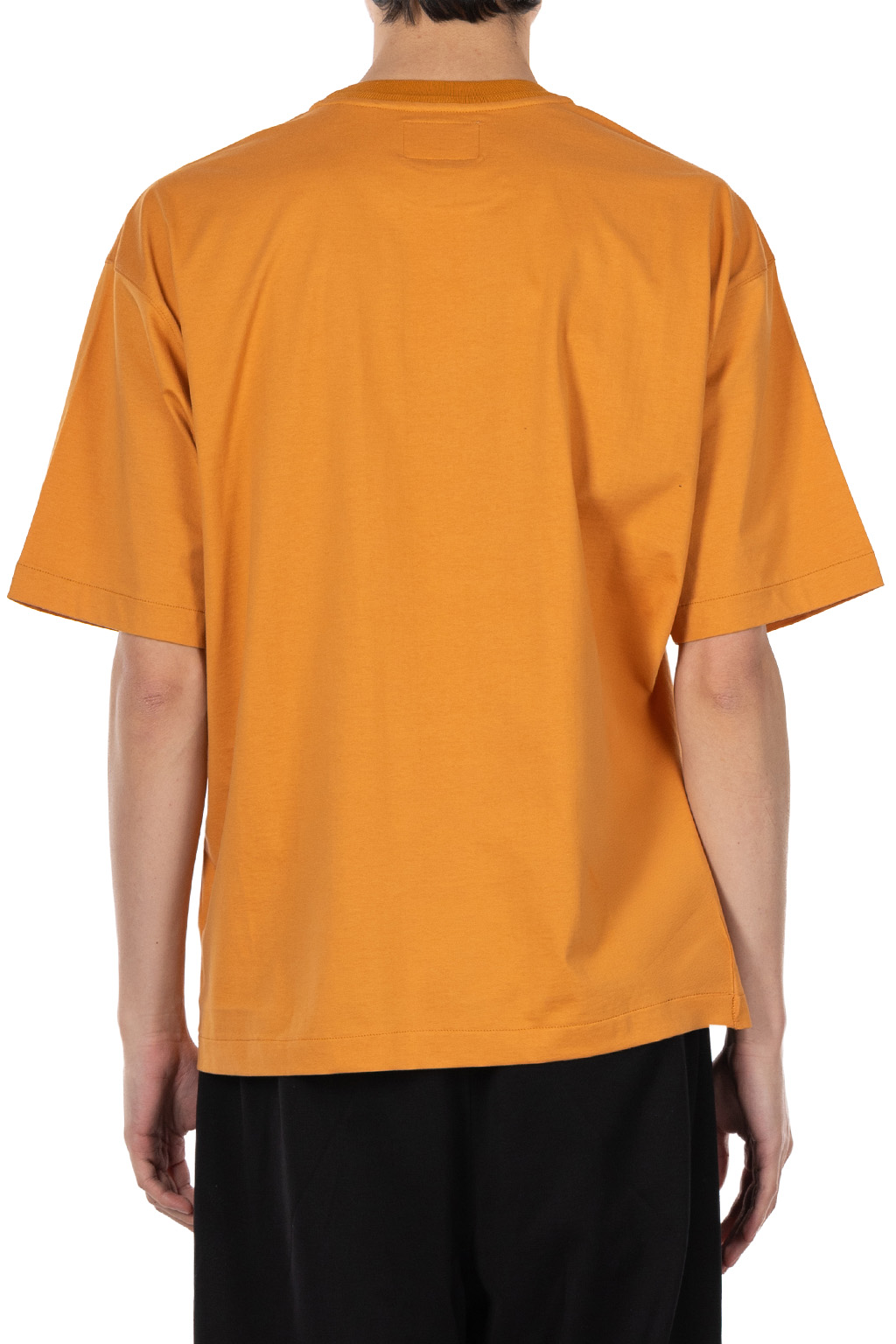 Still by hand - Knitted rib t-shirt - Dusty Orange